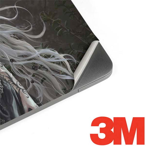 Gothic Princess with Silver Dragon by Nene Thomas MacBook Skins